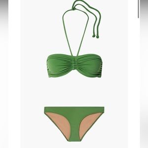 Three graces London ruched bandeau bikini. Like new. No flaws.  Size 8.